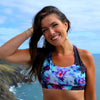 Tropical Recycled Plastic Sports Bra
